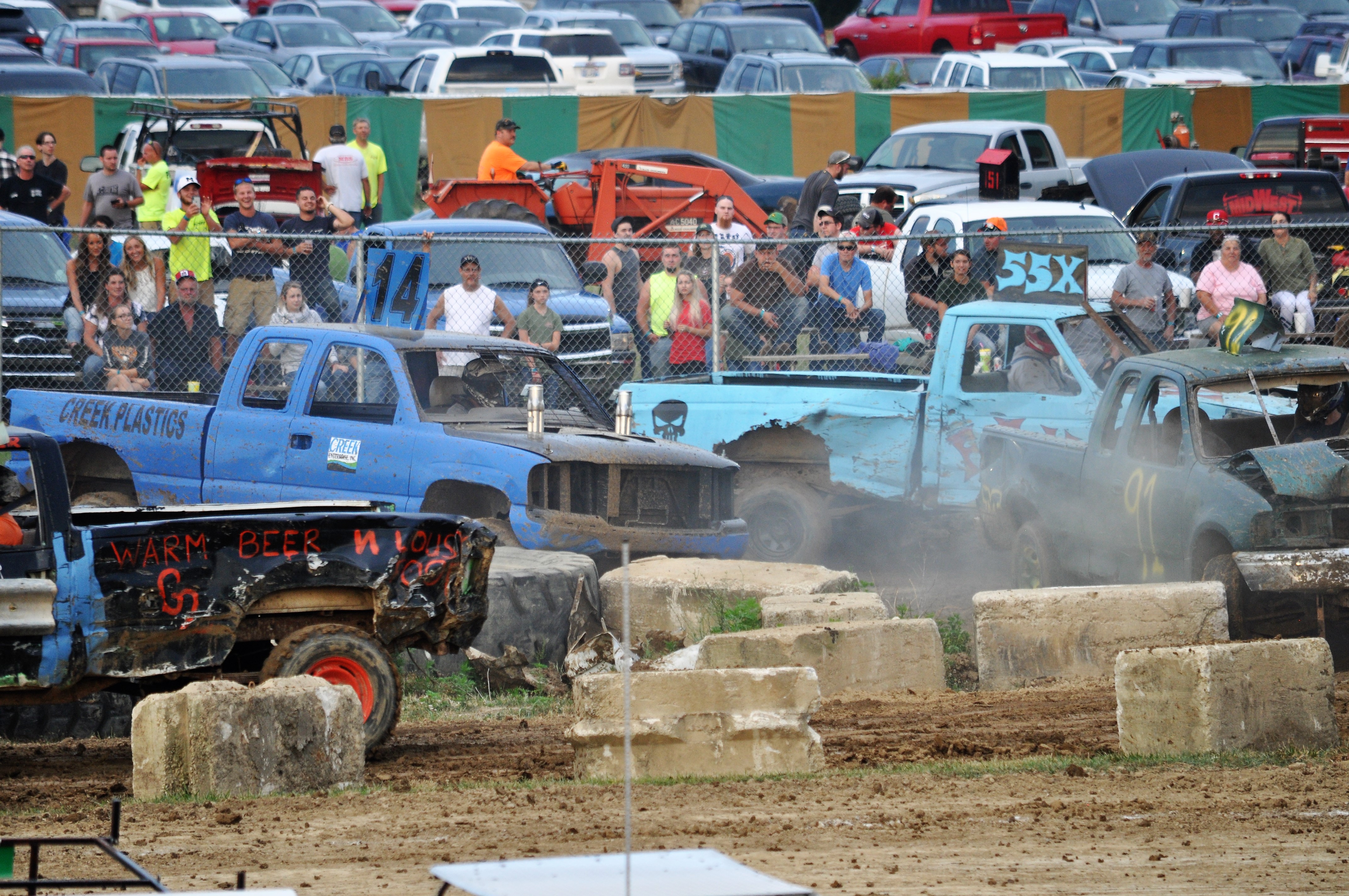 car driving at fair