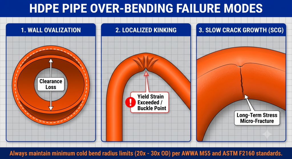 Bend Article Asset 6 HDPE Pipe-Over Bending Failure Modes