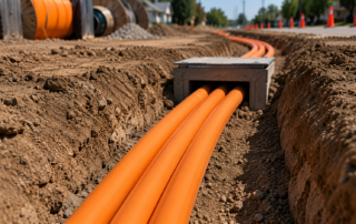 HDPE Pipe Under Ground